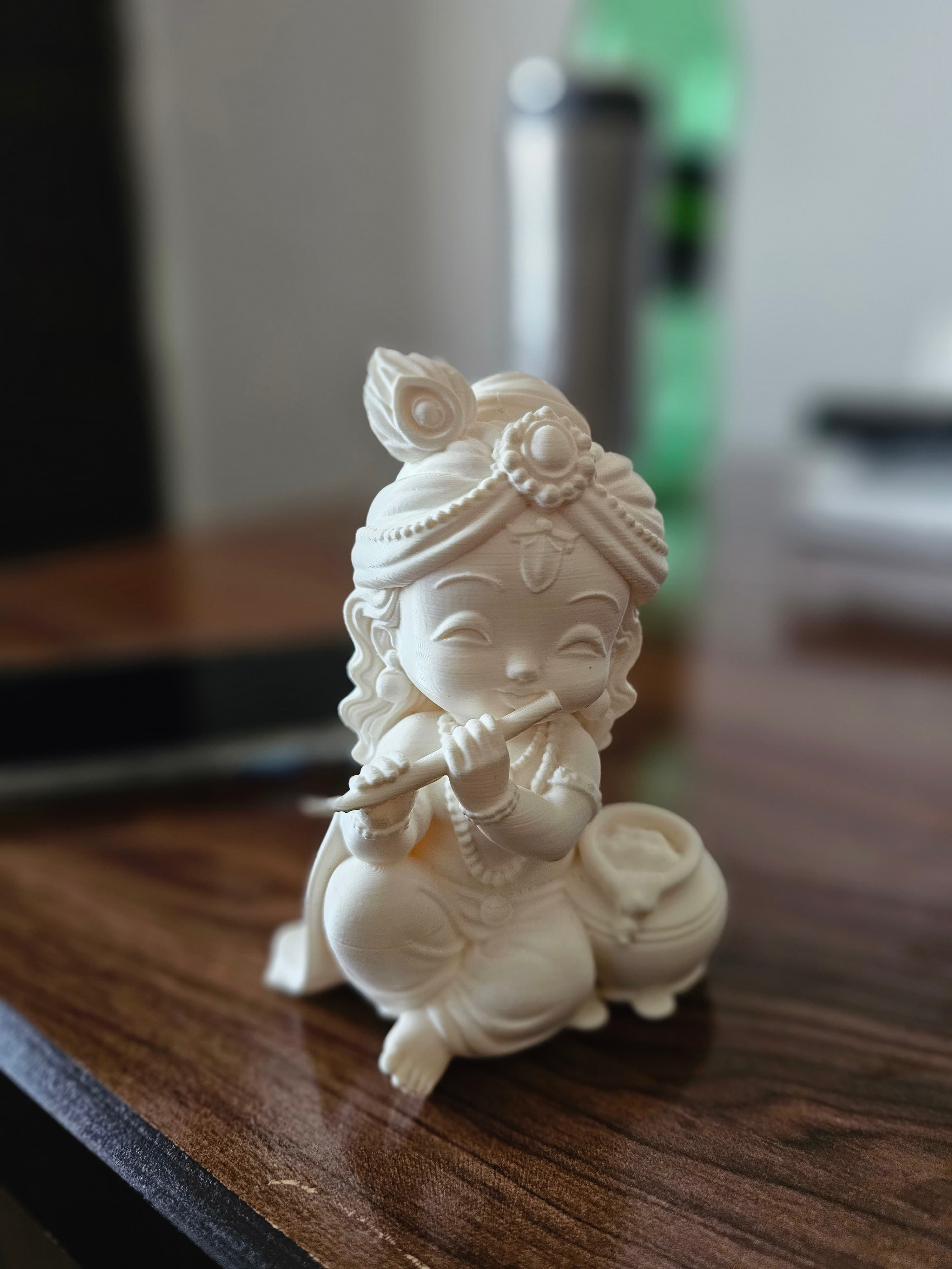 Lord Krishna 3d printed Lightweight Figurine